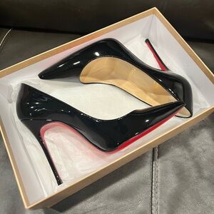 Christian Louboutin Kate 100 Patent Black